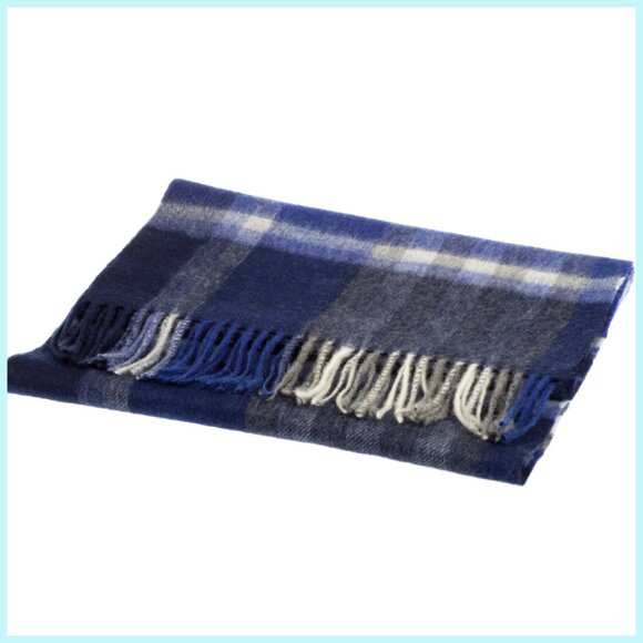 CASHMERE & LAMBSWOOL SCARF GUARANTEED HIGH QUALITY SCOTTISH IMPORT NWT - Picture 2 of 10